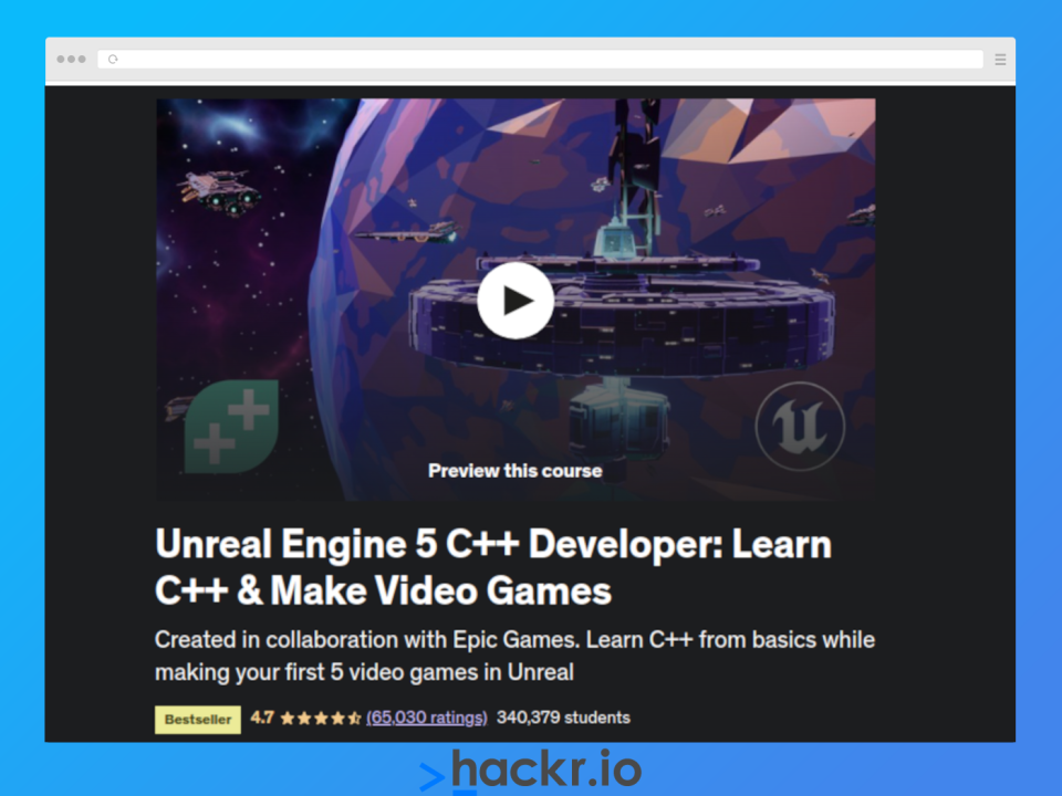 [Udemy] Unreal Engine 5 C++ Developer: Aprende C++ y crea videojuegos