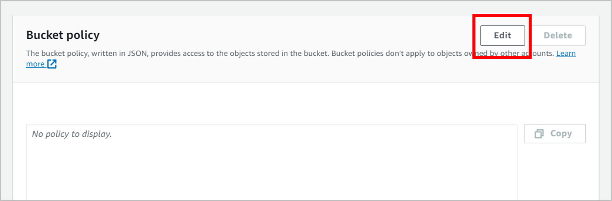 Edit-bucket-policy