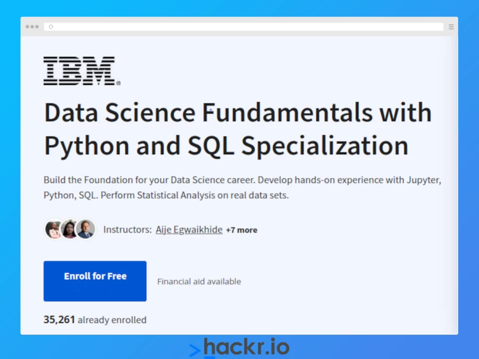 [Coursera] Fundamentos de Ciencia de Datos con Python/SQL