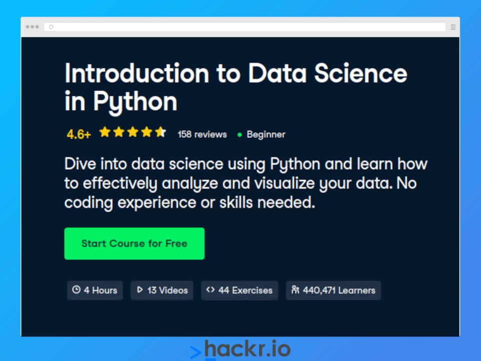 [DataCamp] Introducción a la Ciencia de Datos en Python 
