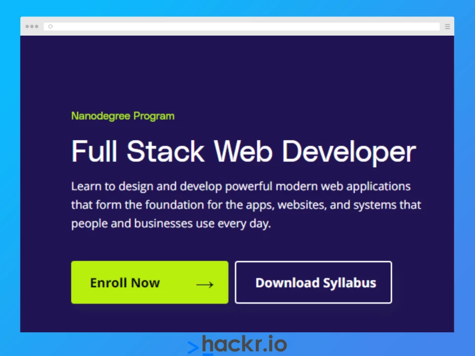 Desarrollador web full stack