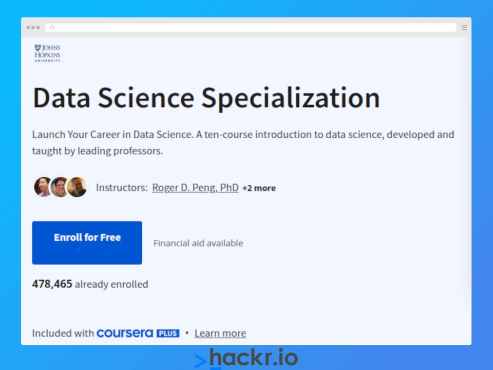 [Coursera] Especialización en Ciencia de Datos
