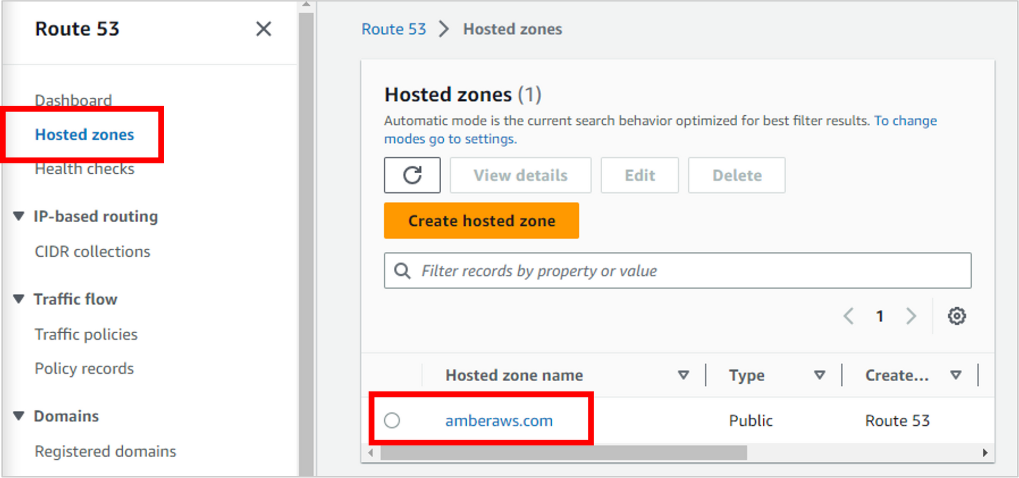 Hosted-zones