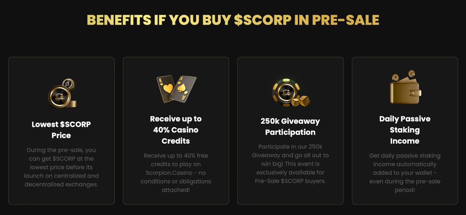 Scorpion Casino Investment Opportunities