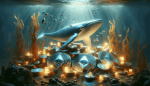 Ethereum whale swimming around its ETH treasure