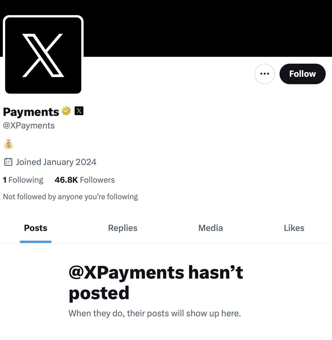 XPayments account on X