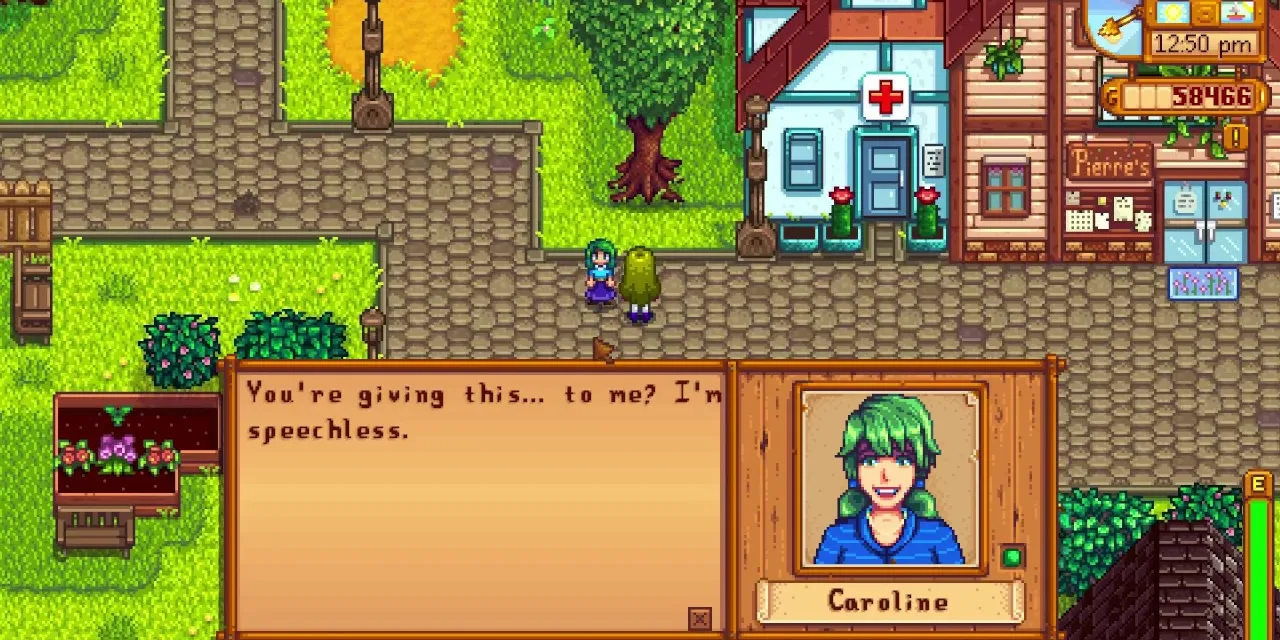 Caroline riceve un regalo amato