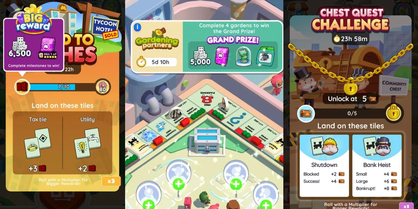 Eventos y torneos de Monopoly GO