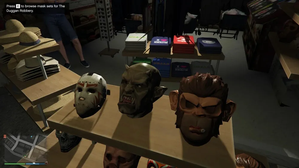 GTA Online拆车场劫案，货船劫案任务4 - 面具