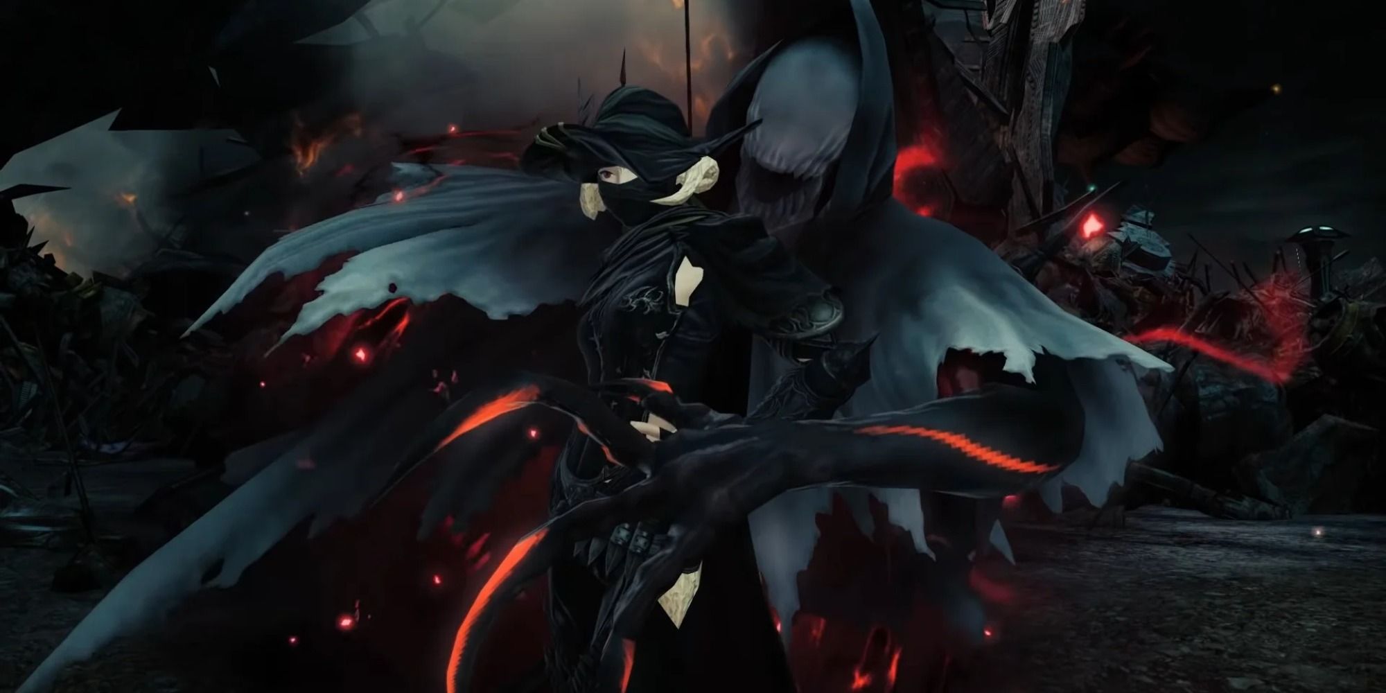 Un Reaper e il suo Avatar in Final Fantasy 14