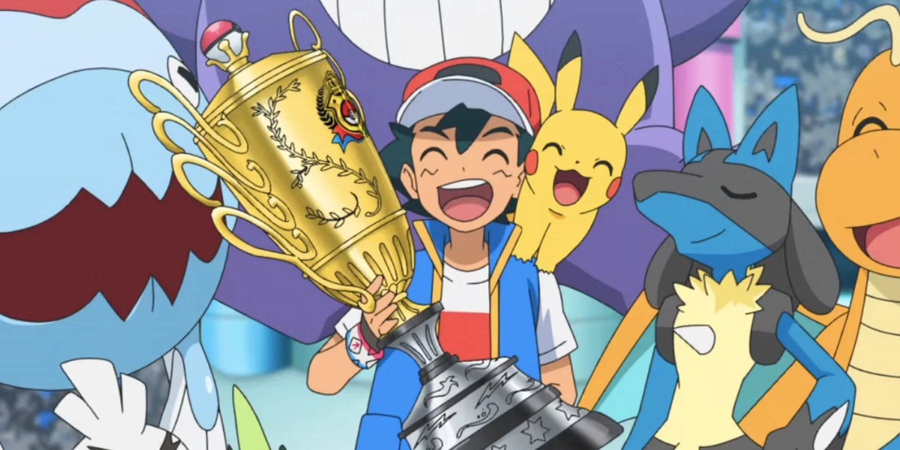 Trophée de champion Pokemon d'Ash Ketchum