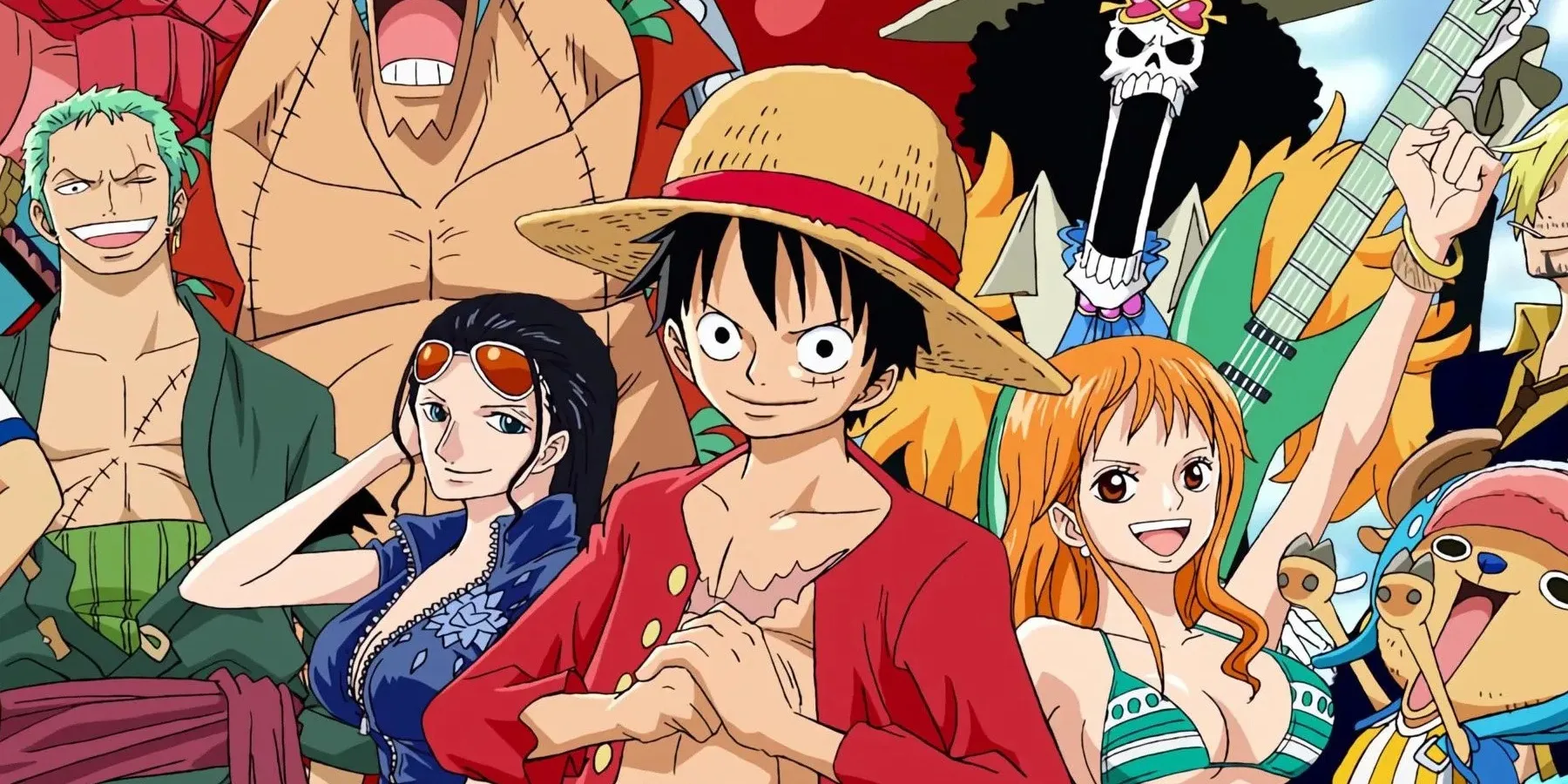 Elenco de One Piece en un collage