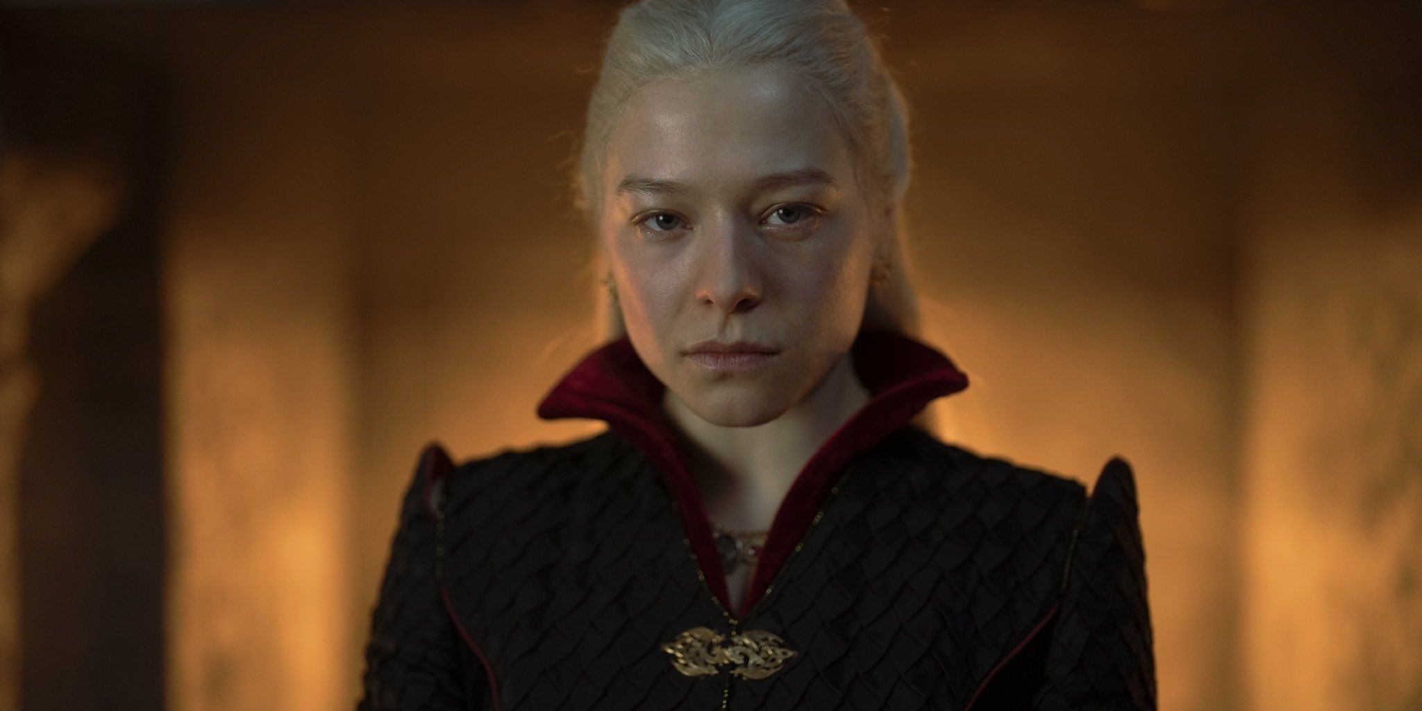 Rhaenyra looking furious in House of the Dragon.