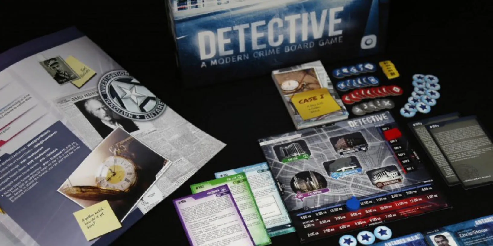 Detective: A Modern Crime Board Game set