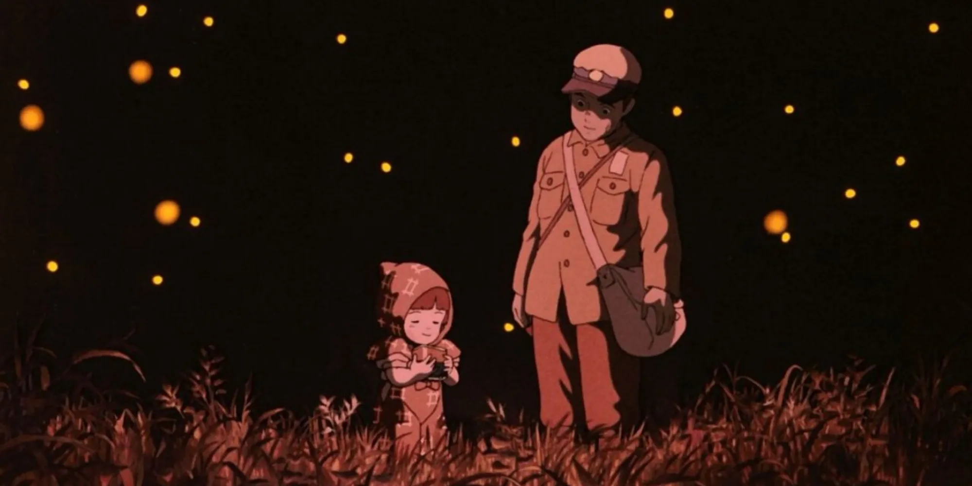 Setsuko et Seita dans Grave of the Fireflies
