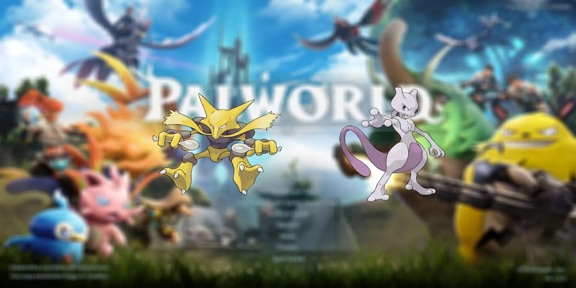 Palworld中可能适用的超能属性Pokemon：胡地和超梦