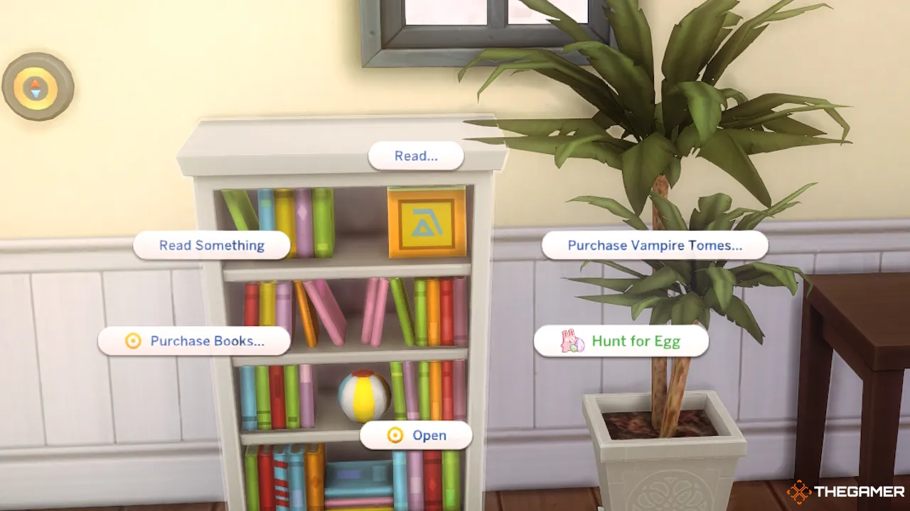 Sims 4에서 달걀 사냥 중인 Egg Hunt의 옵션