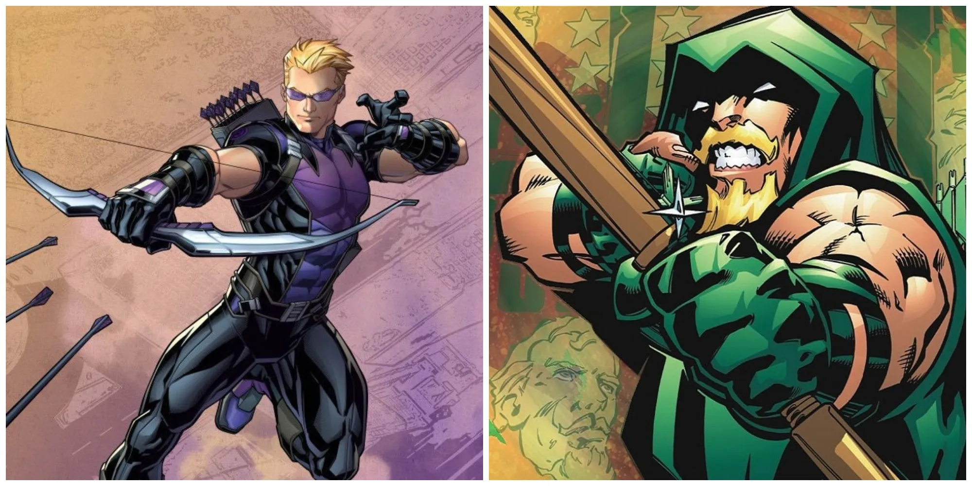 Hawkeye and Green Arrow