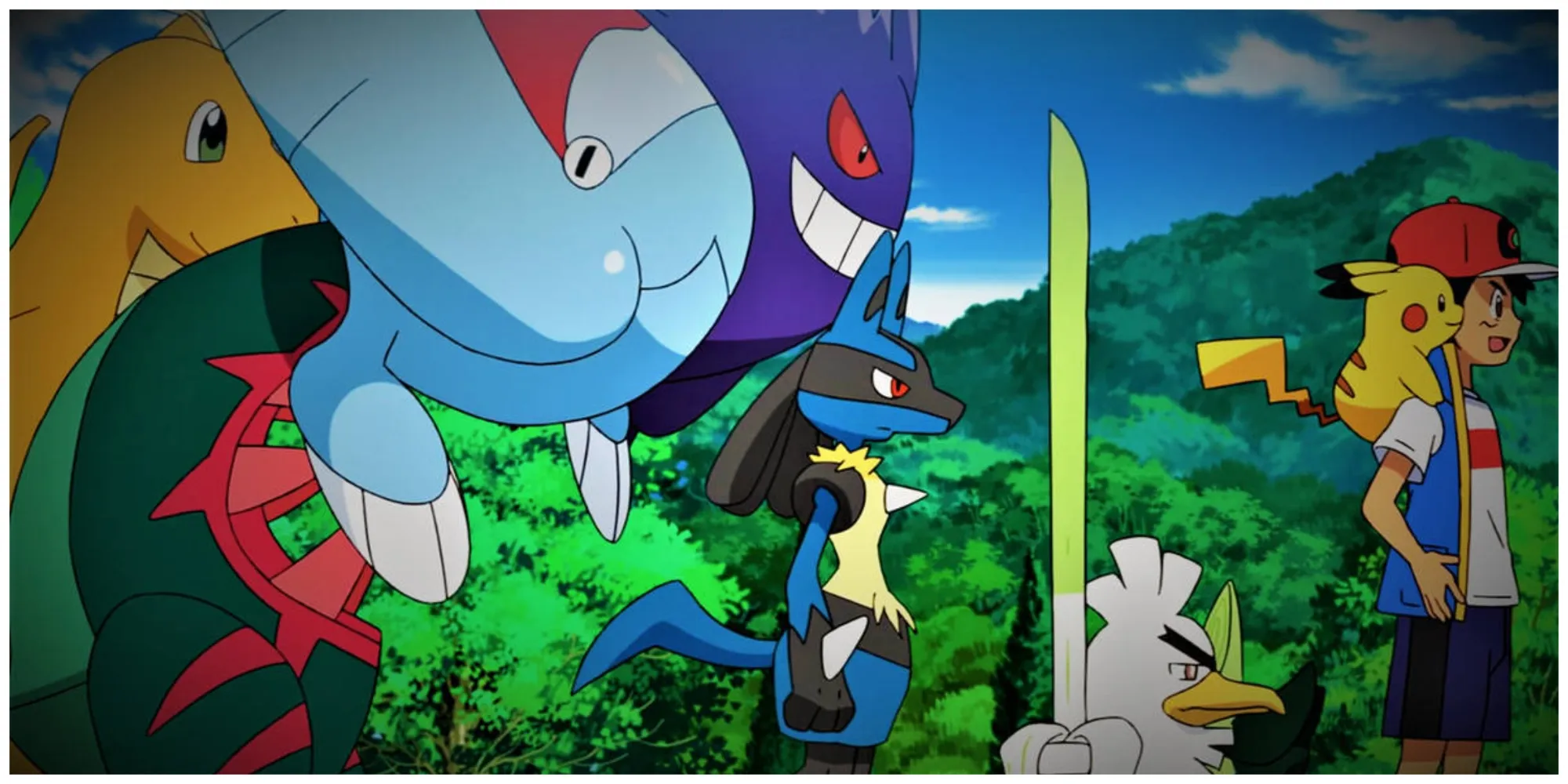 Equipe Pokémon de Galar de Ash