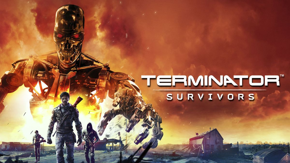 Иллюстрация к игре Terminator Survivors с сопротивлением и T-800