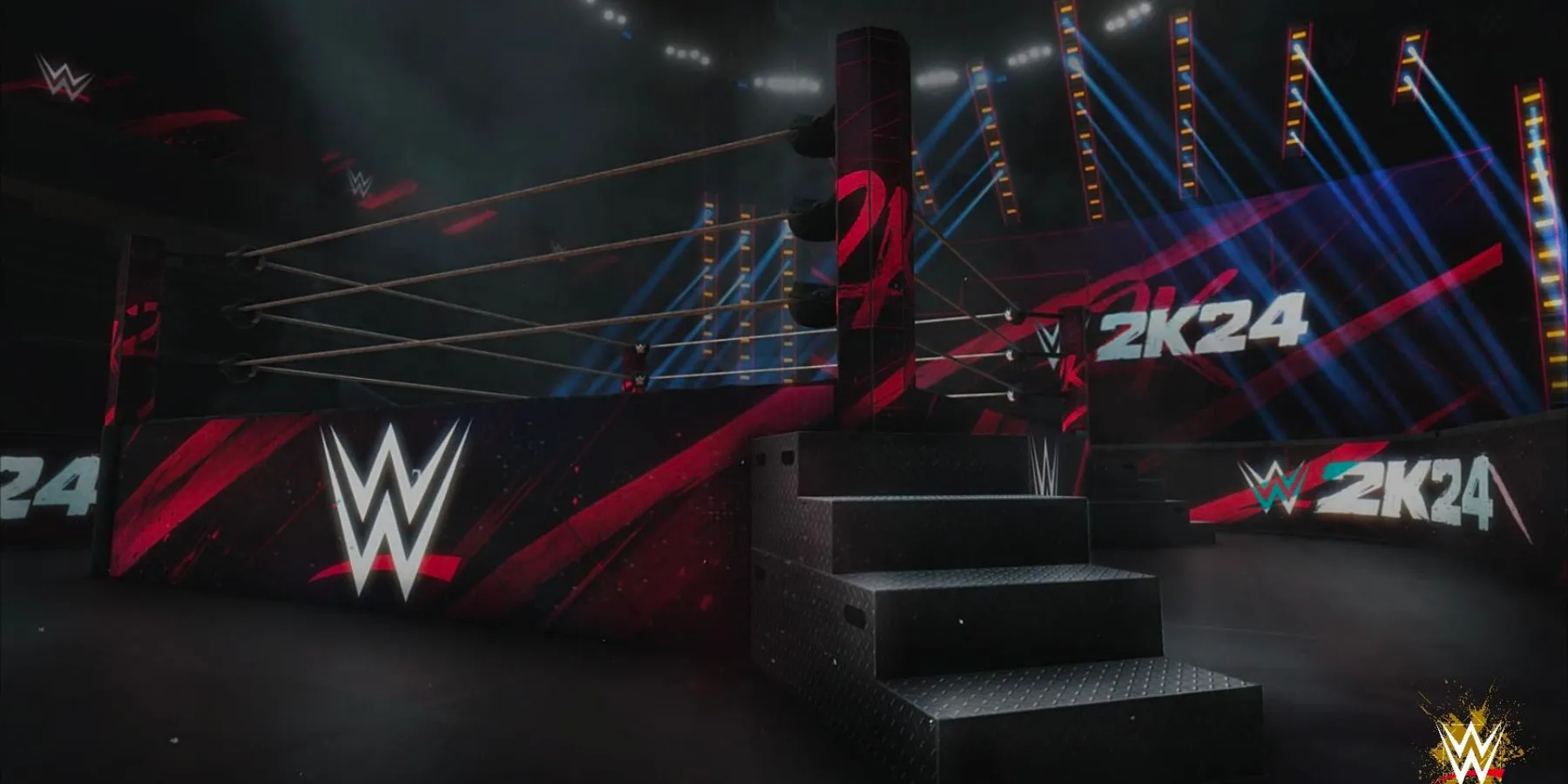 WWE 2K24 экран загрузки
