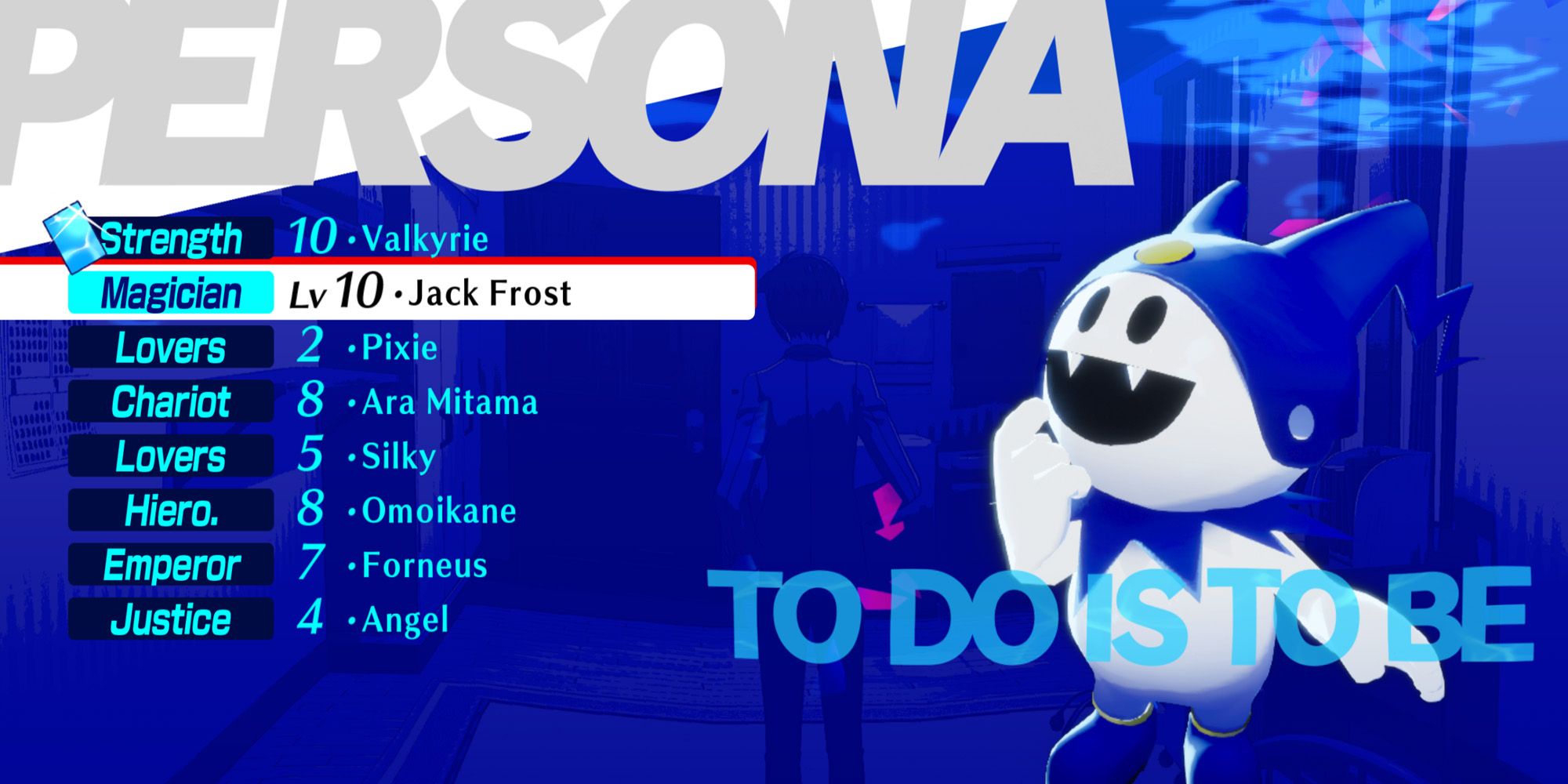 Persona 3 Reload P3R Liste des Personas de Jack Frost pour correspondre aux liens sociaux