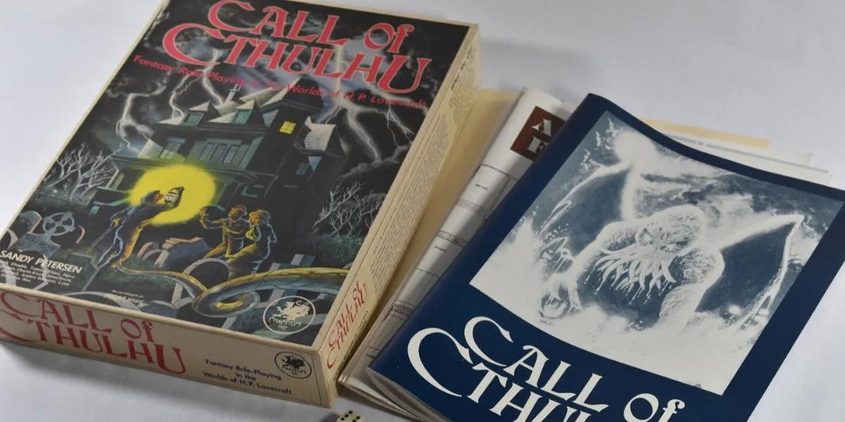 call of cthulhu rpg box and user manuals