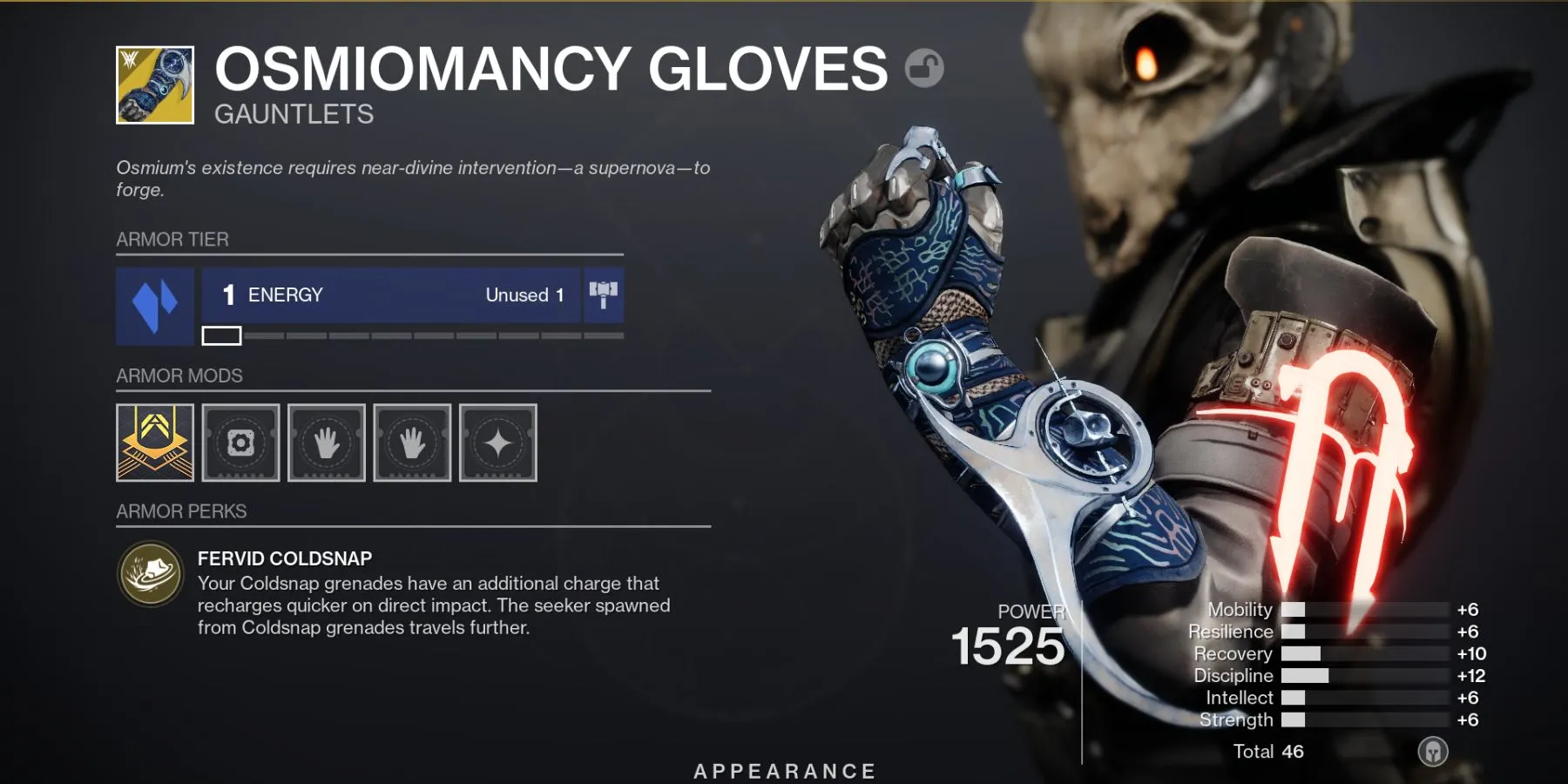 Destiny 2 Osmiomancy Gloves