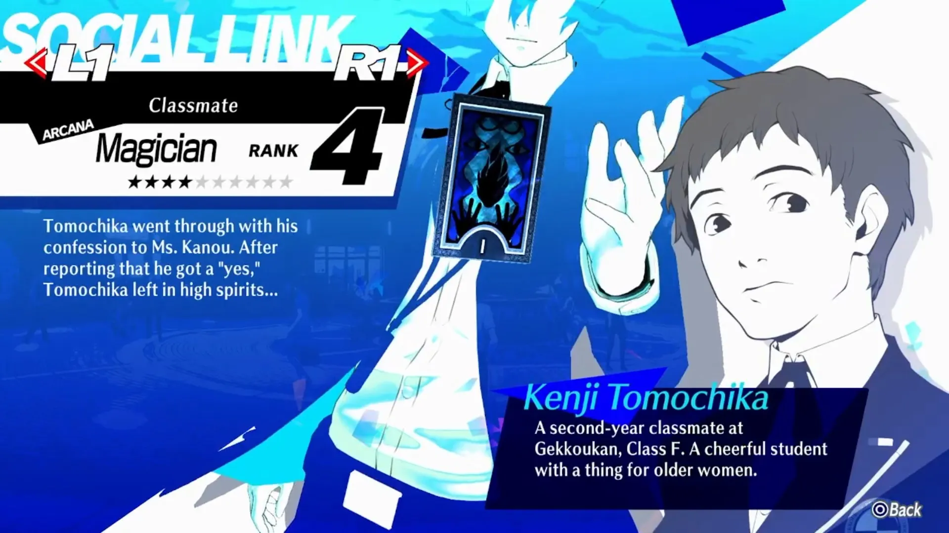 Guide des emplacements des liens sociaux Kenji Tomochika P3R Persona 3 Reload