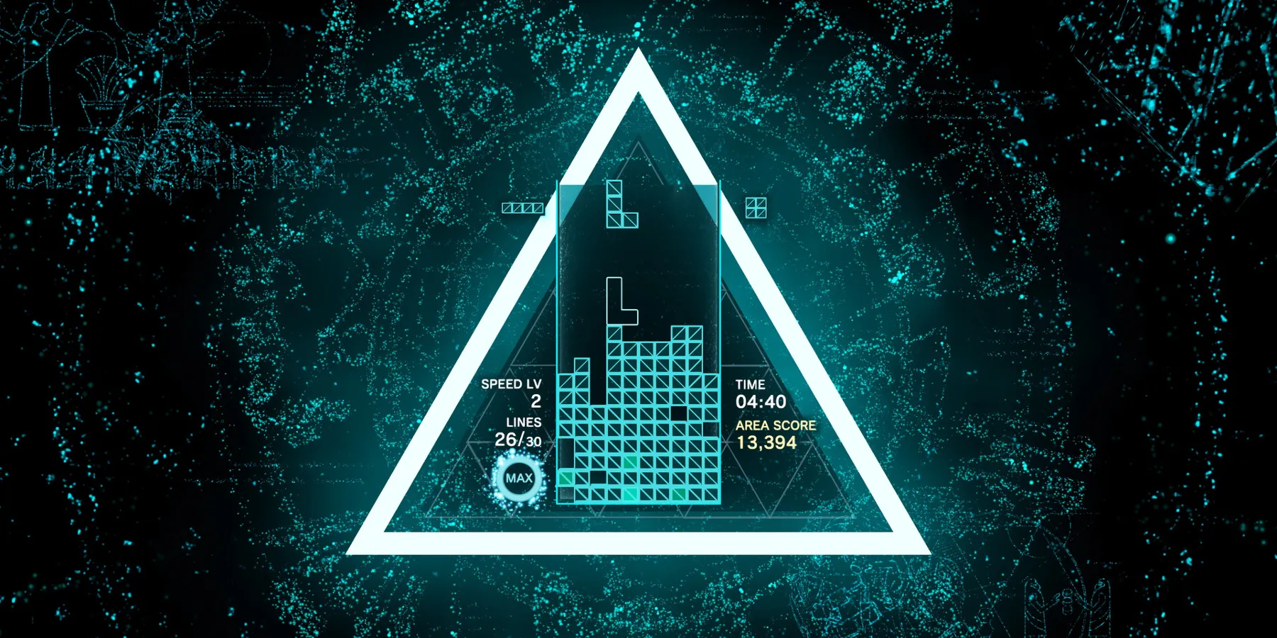 tetris effect connected triangle stage