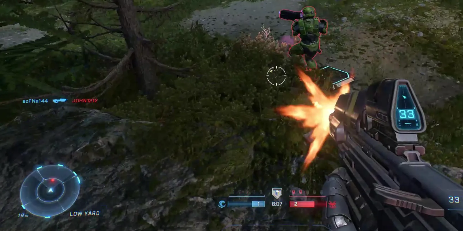 Using your Radar to Surprise Enemies in Halo Infinite