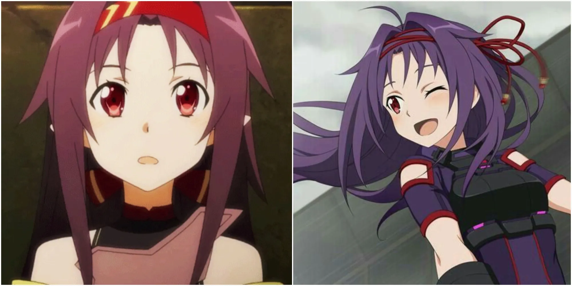 Collage Of Konno Yuuki From Sword Art Online