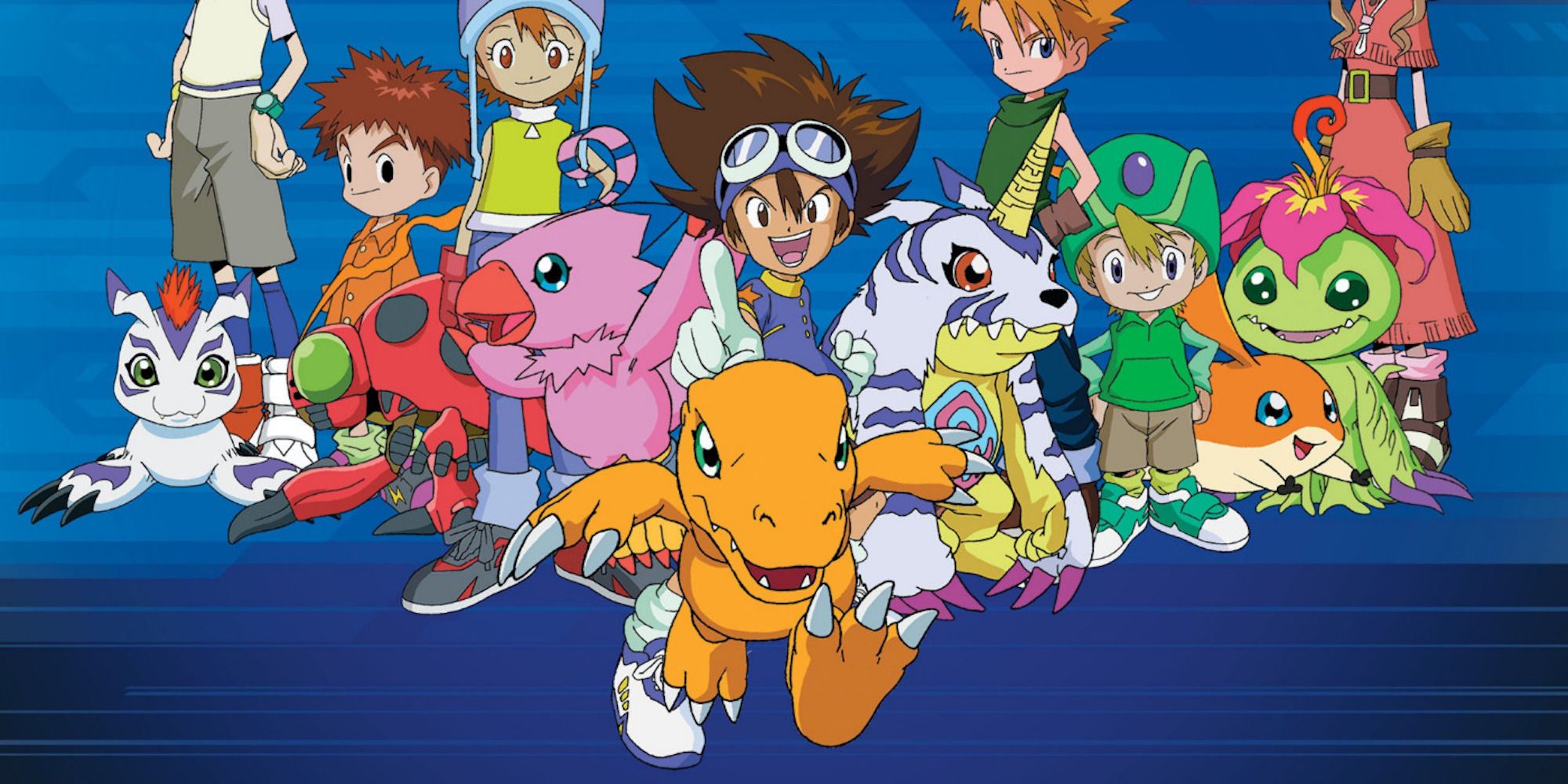 arte promocional con personajes de Digimon