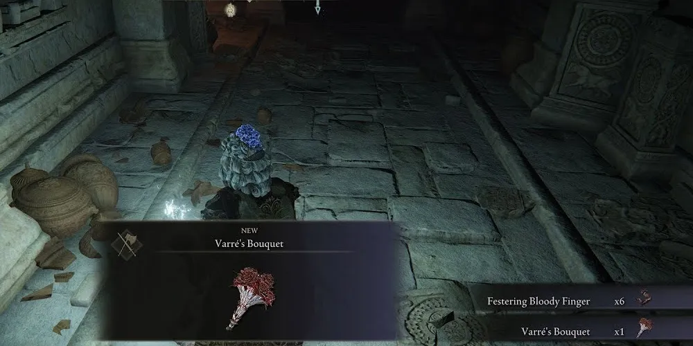 玩家在埃尔登环中找到瓦尔的花束。