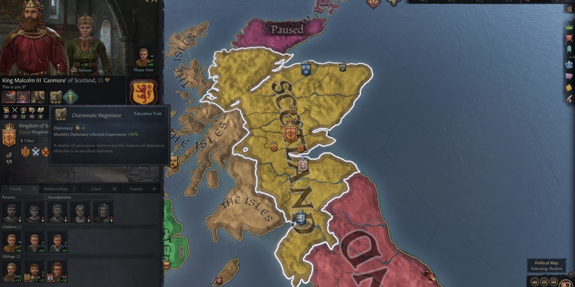 King Malcolm Of Scotland in Crusader Kings 3