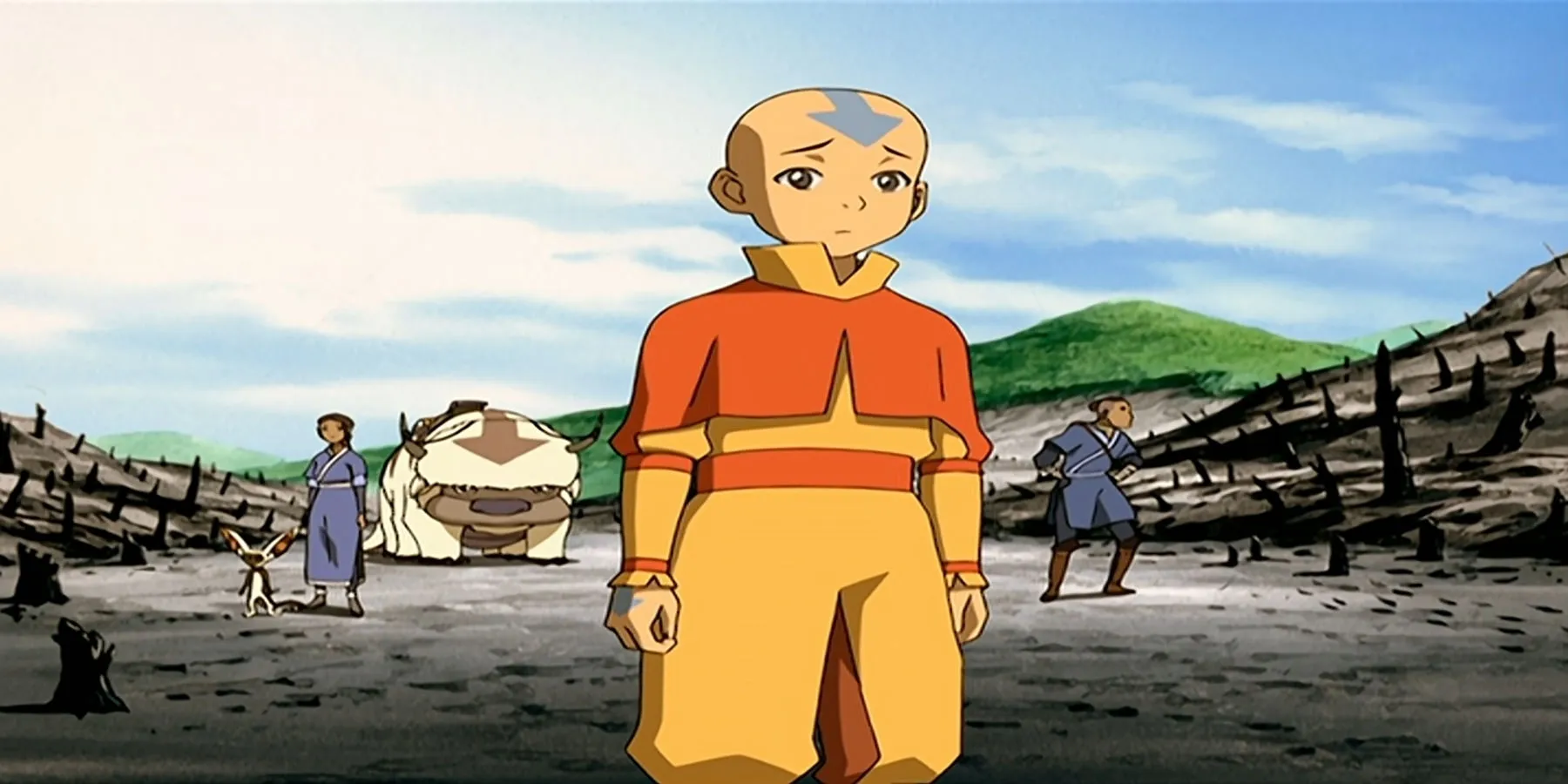 Aang dans Avatar: Le Dernier Maître de l'Air