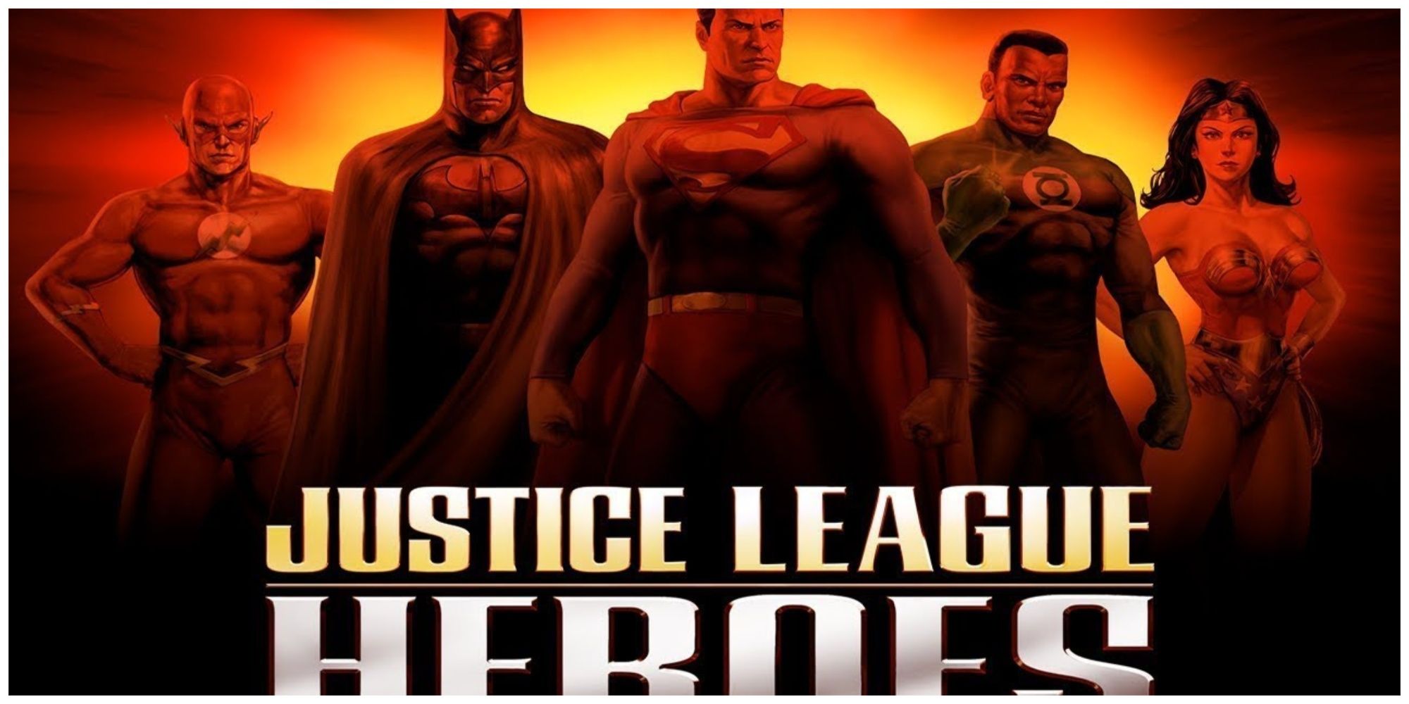Justice League Heroes Title Screen