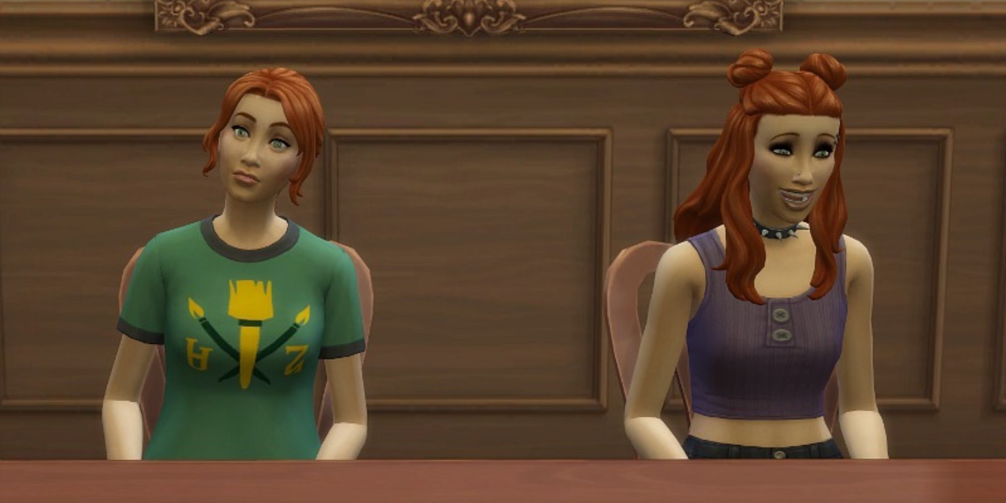 Le sorelle Pleasant in The Sims 4