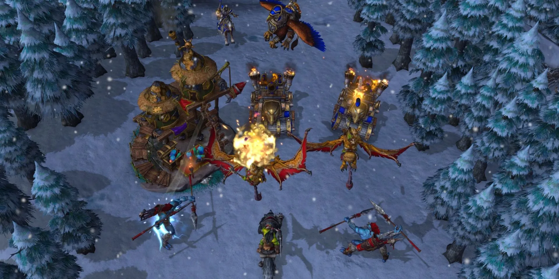 Una batalla en Warcraft 3