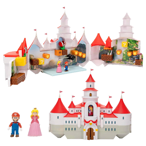 The Super Mario Bros Movie Princess Peach Castle Playset