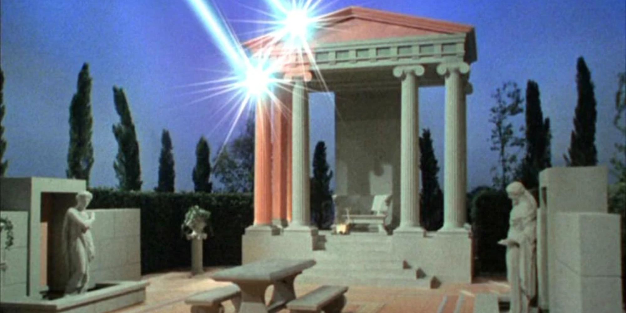 Il tempio di Apollo attaccato