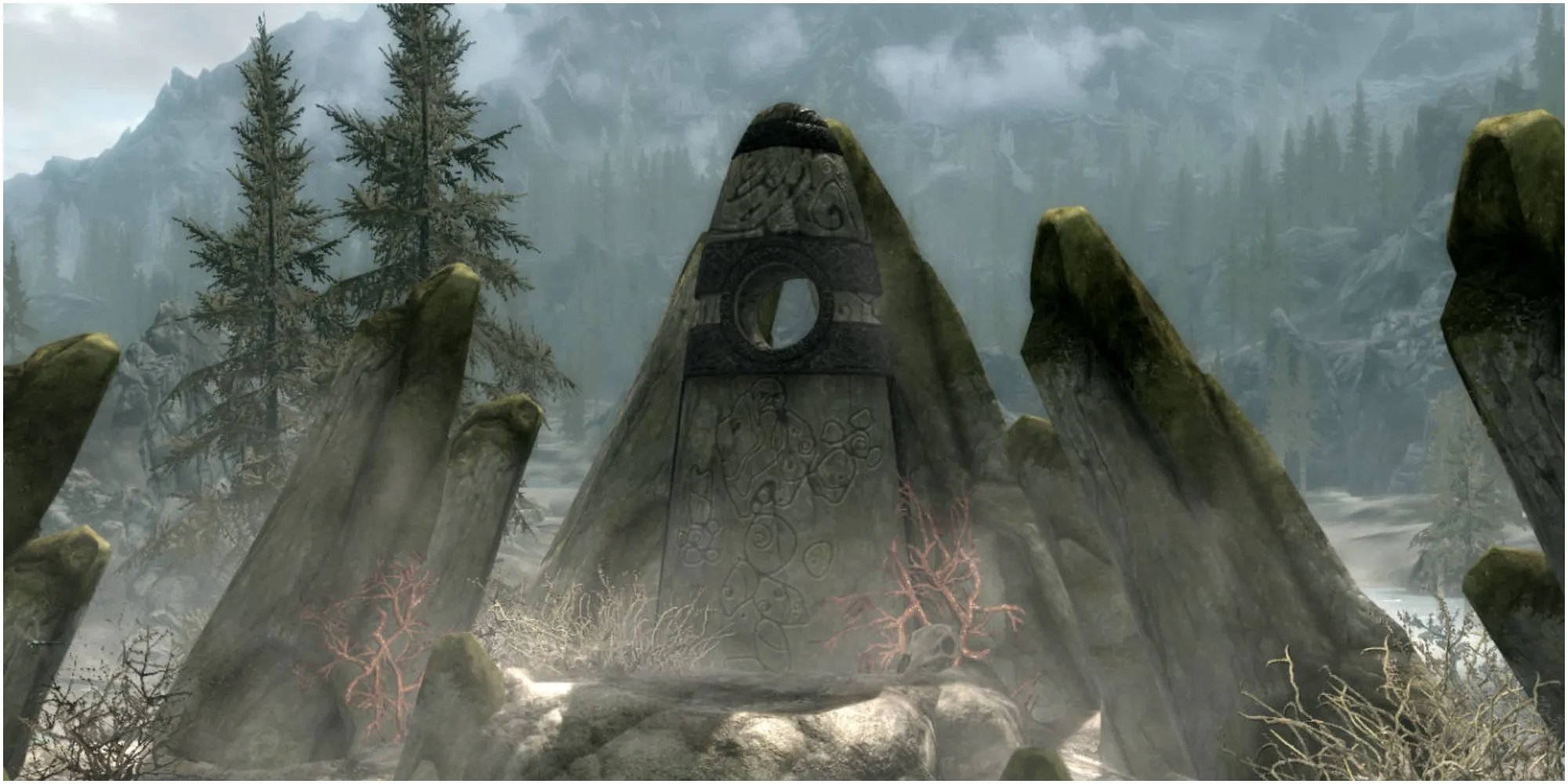 Камень стоячий Атронач в Skyrim
