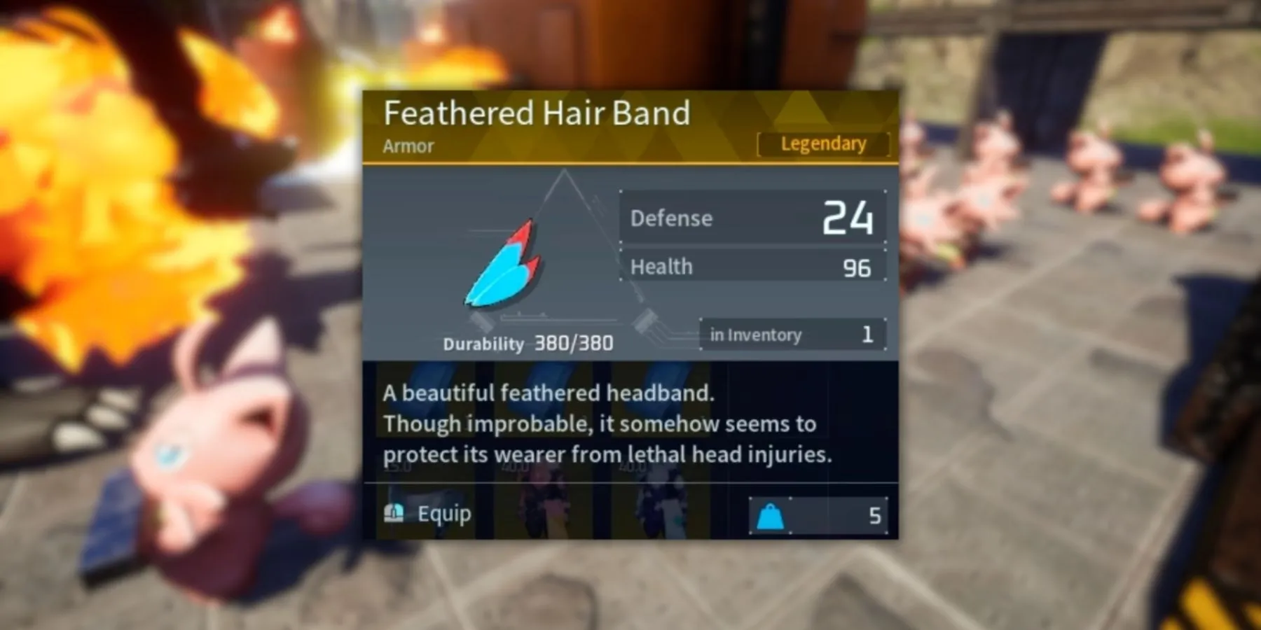 Palworld: Legendary Feathered Hair Band