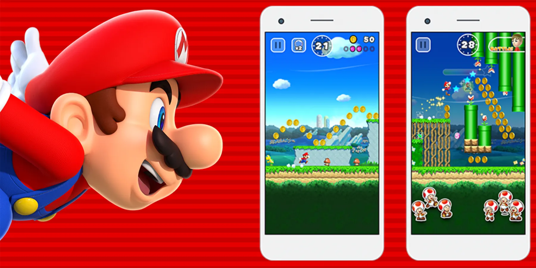 Super Mario Run jeu mobile