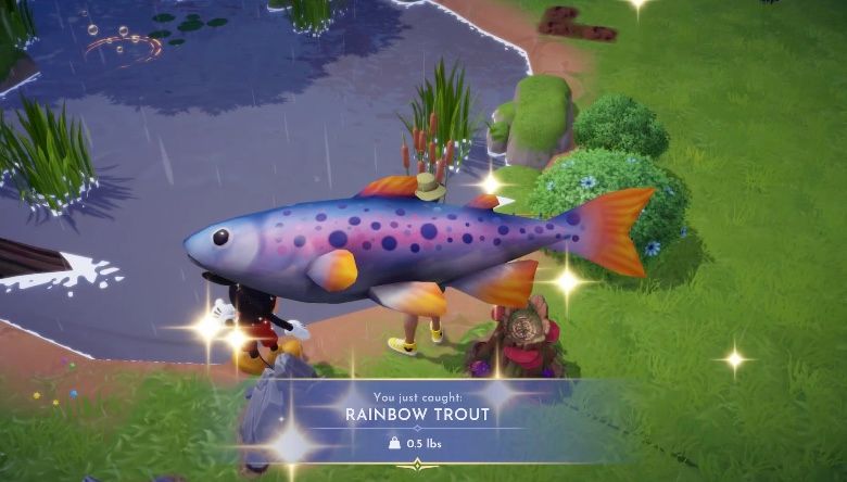 Trout Arcobaleno in Disney Dreamlight Valley