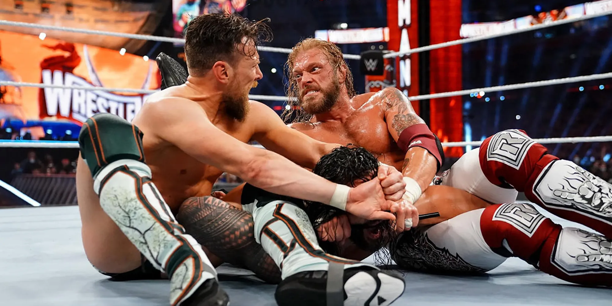 Roman Reigns vs Daniel Bryan vs Edge à WrestleMania 37