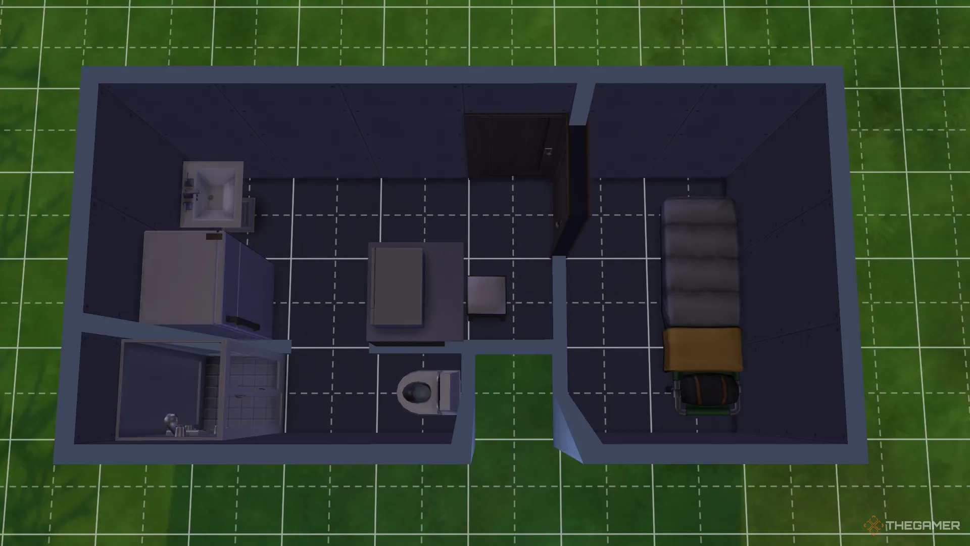 在《模拟人生4》中具有基本需求的小房屋