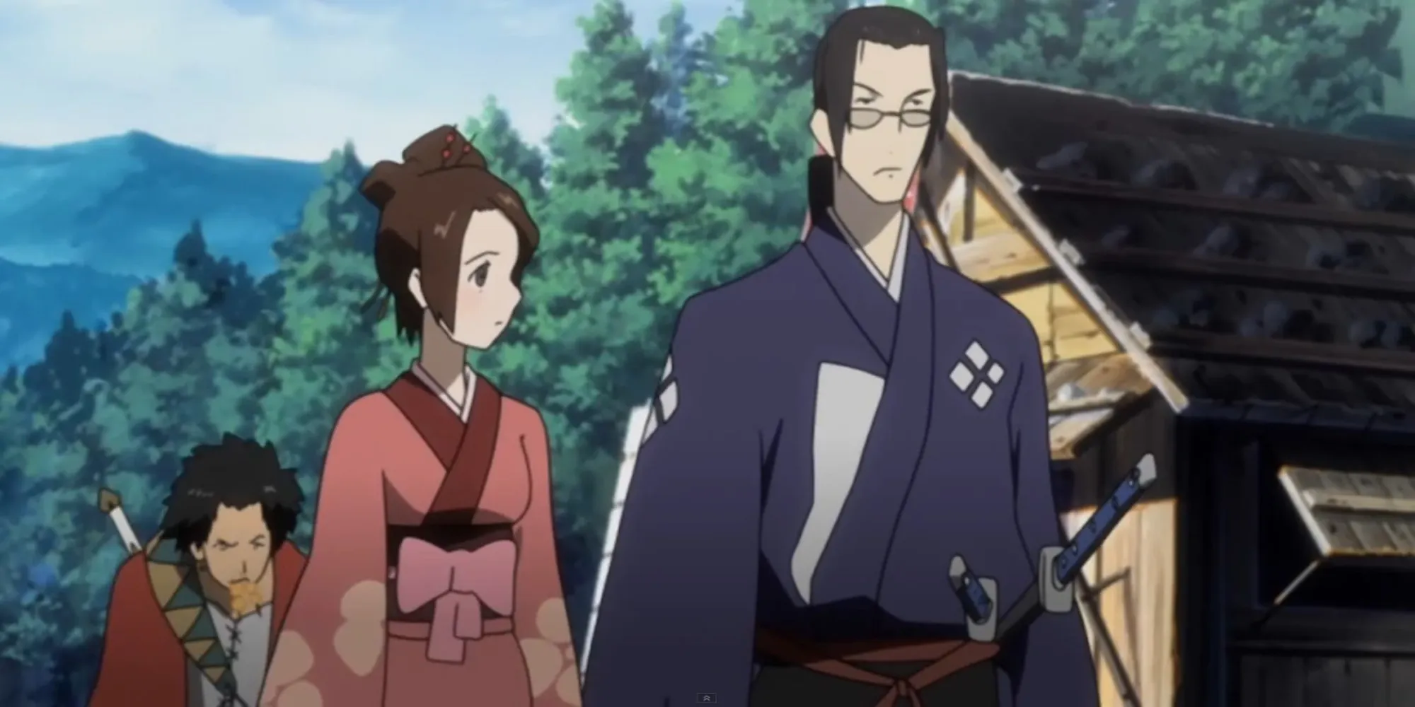 Una scena con i personaggi di Samurai Champloo