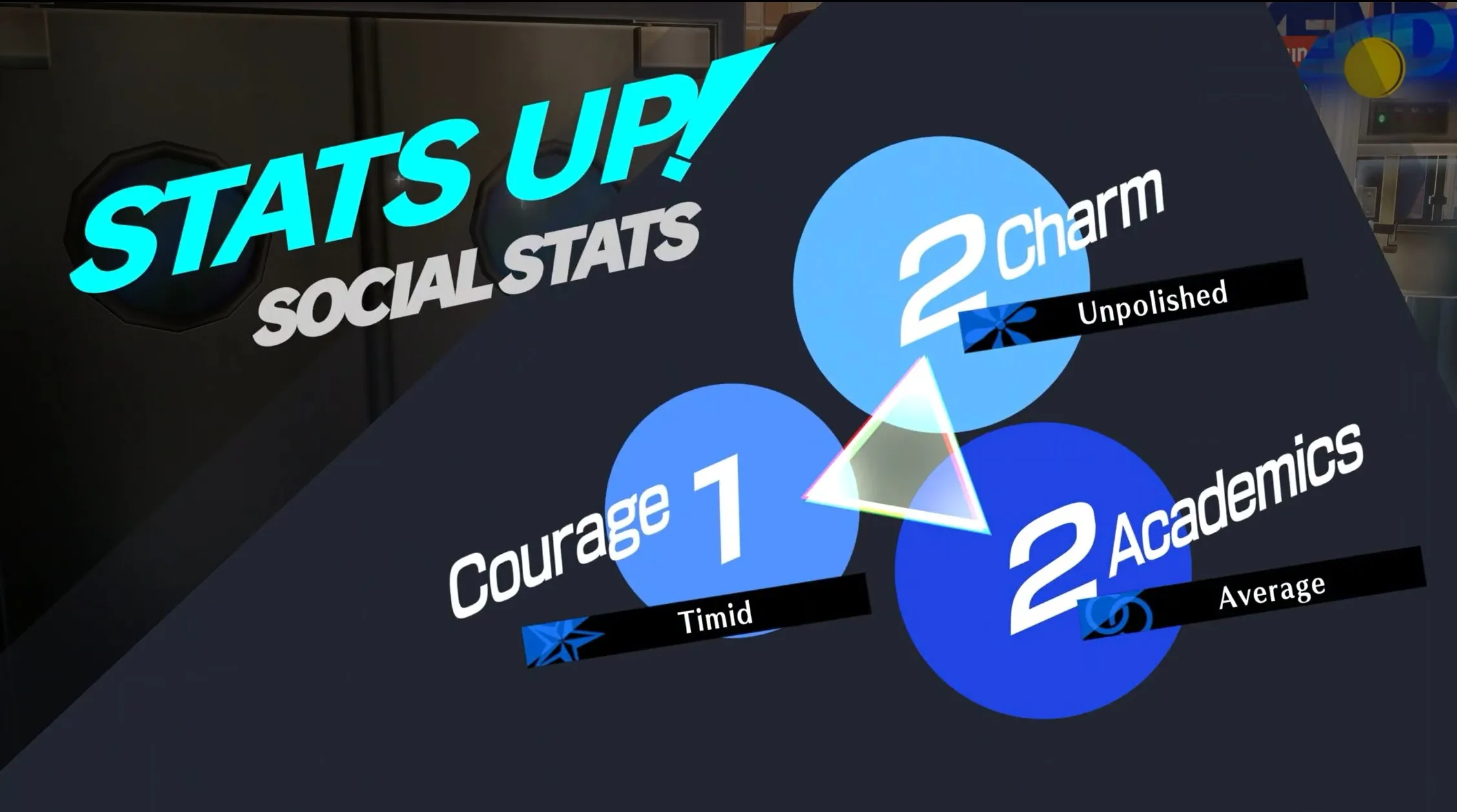 stats screen in Persona 3 Reload