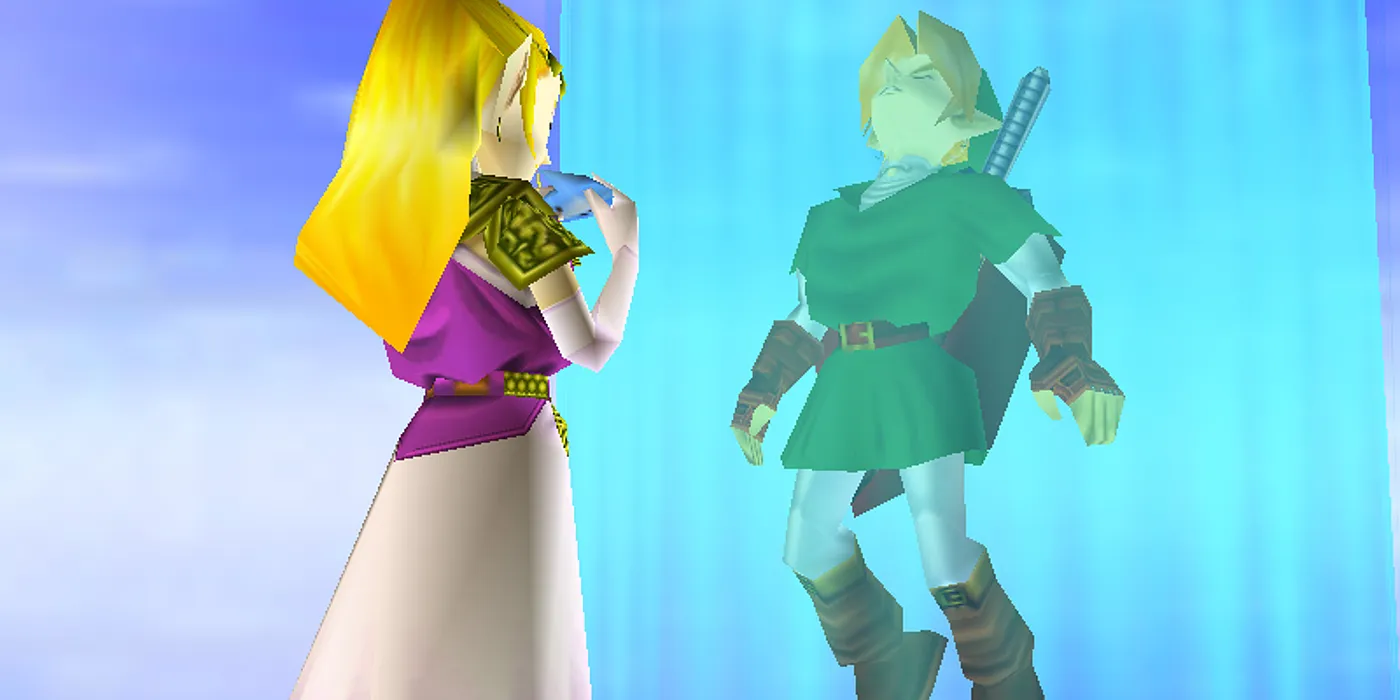 Zelda Sends Link Back In Time Ocarina of Time